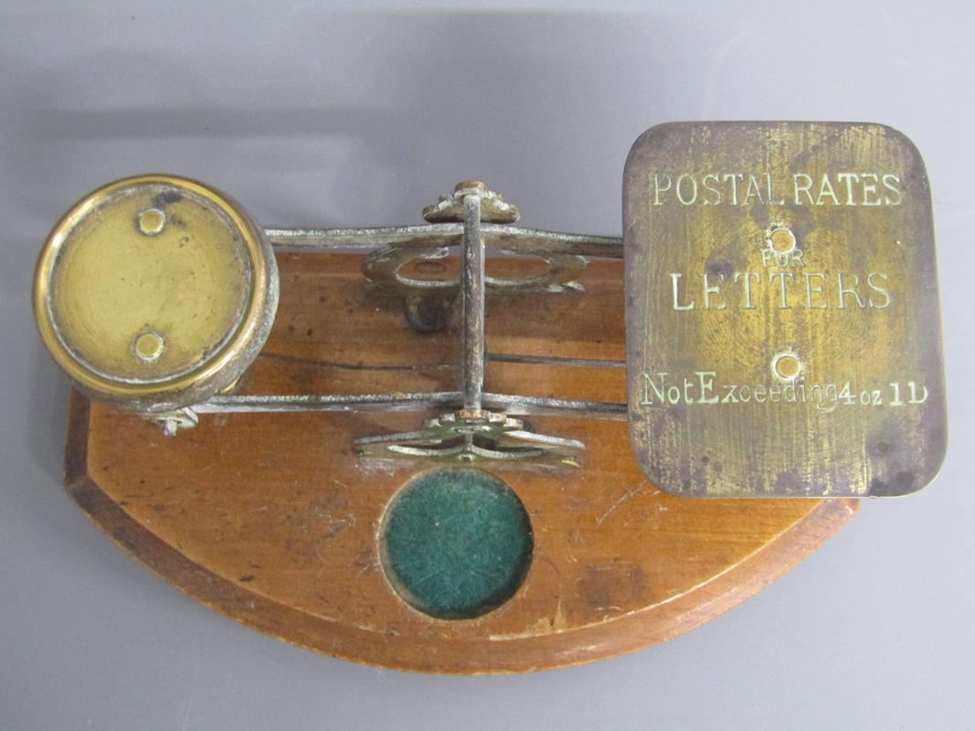 J & J Siddons scales with weights and postal scales with weights - Image 5 of 5