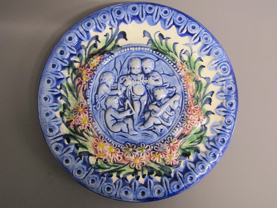Collection of plates includes Pintado, Maling 'May Bloom', Convento Spain, Danbury Mint, St Andrews, - Bild 8 aus 10
