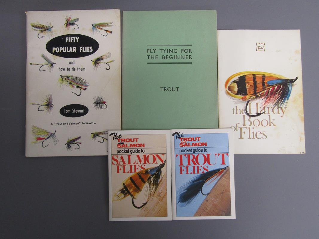 Fly fishing books include John Veniard Fly Dresser's Guide, a Further Guide to Fly Dressing & Fly- - Bild 2 aus 6