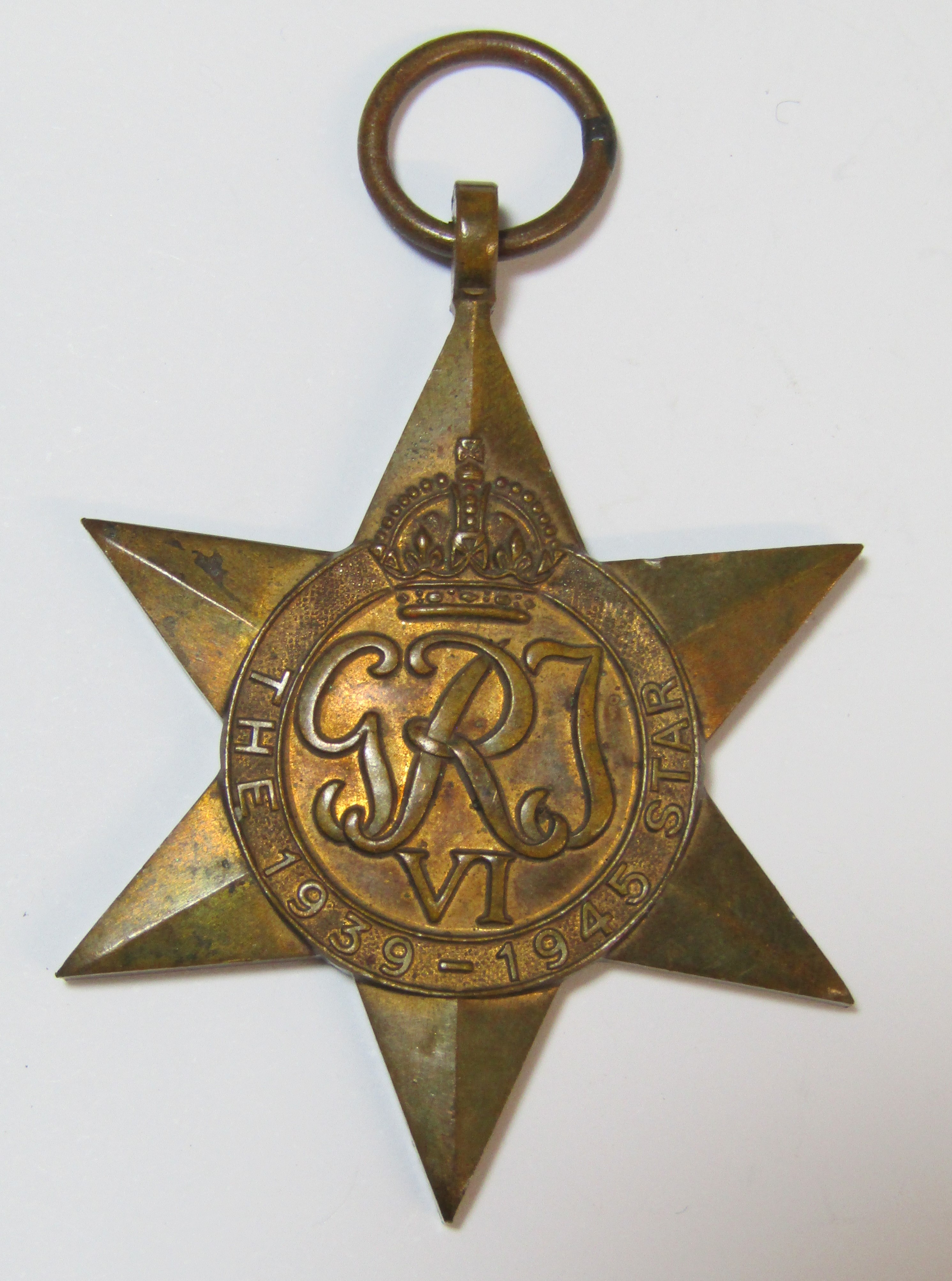 WWII medal, the 1939-1945 & Atlantic star and ATS cap badge - Bild 2 aus 5