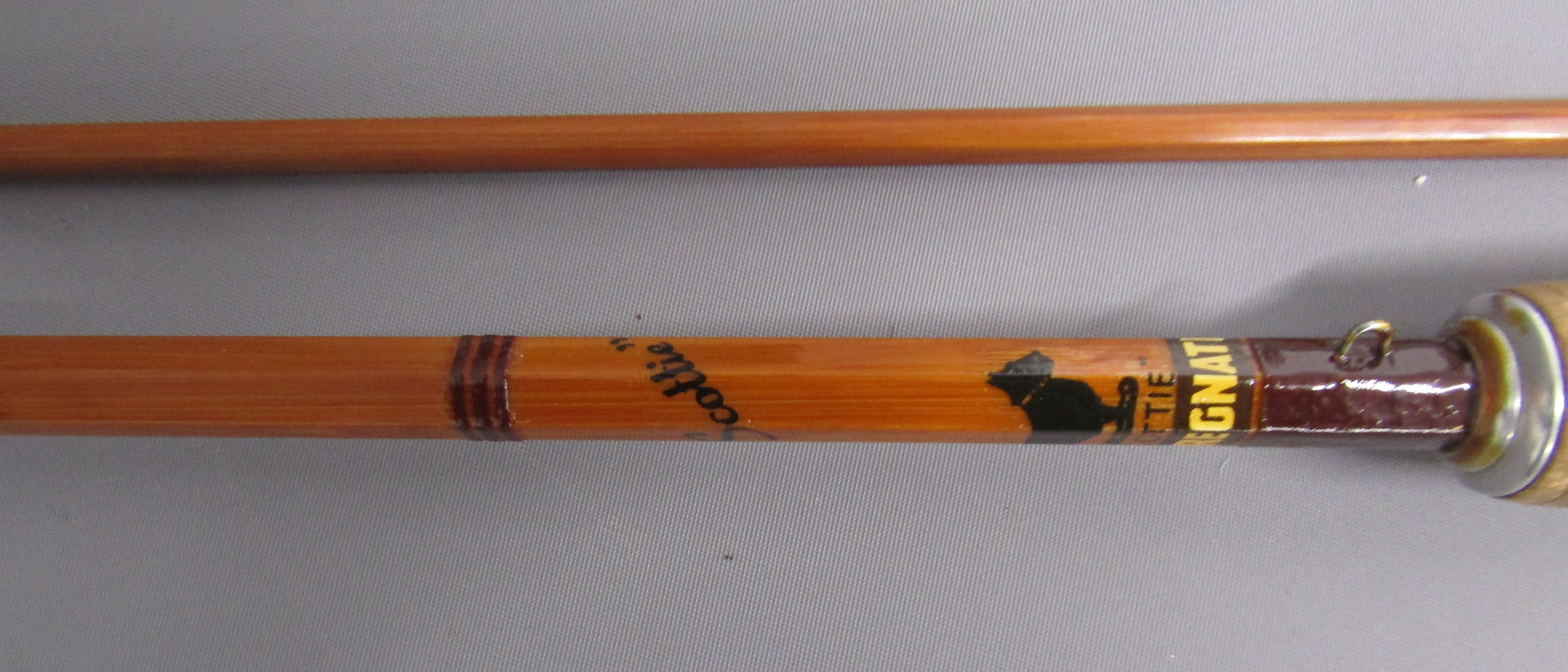 2 x J S Sharpe Ltd Aberdeen 'Scottie' split cane fishing rods - 2 piece 10ft screw joint includes - Image 8 of 9