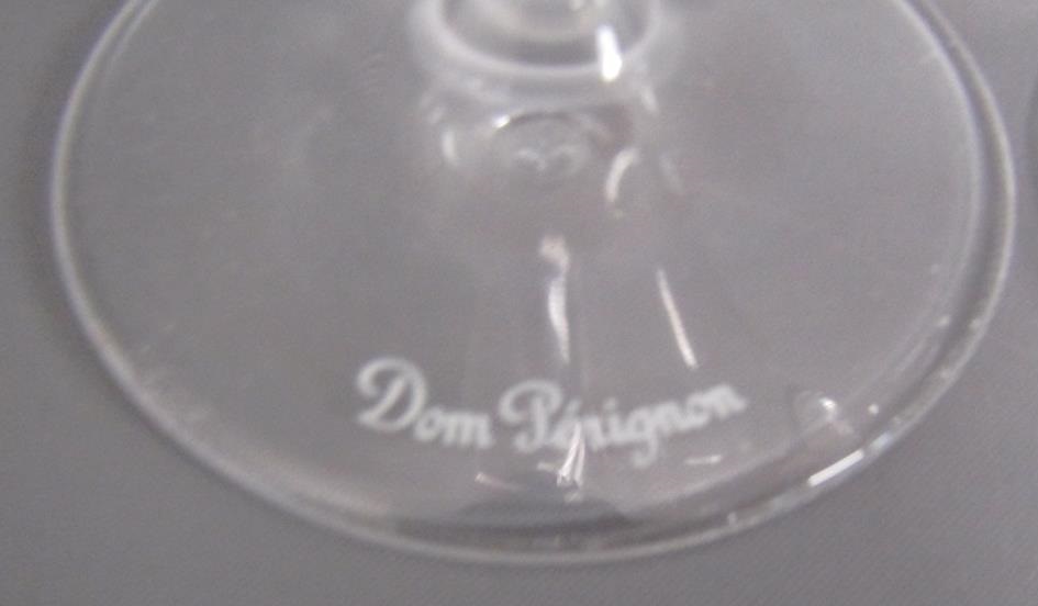 Brand new boxed set of 6 Andy Warhol Dom Perignon Champagne flutes - Image 5 of 5