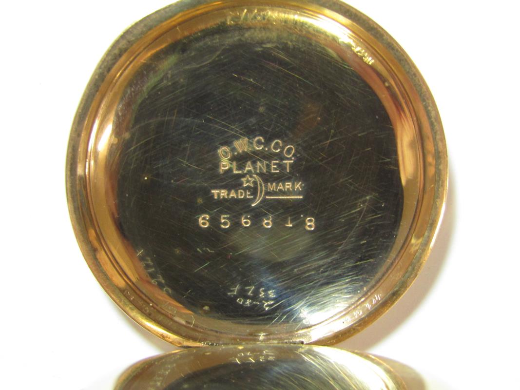 Waltham Riverside Maximus 19 jewels pocket watch, 3.5cm diam, - Image 4 of 7