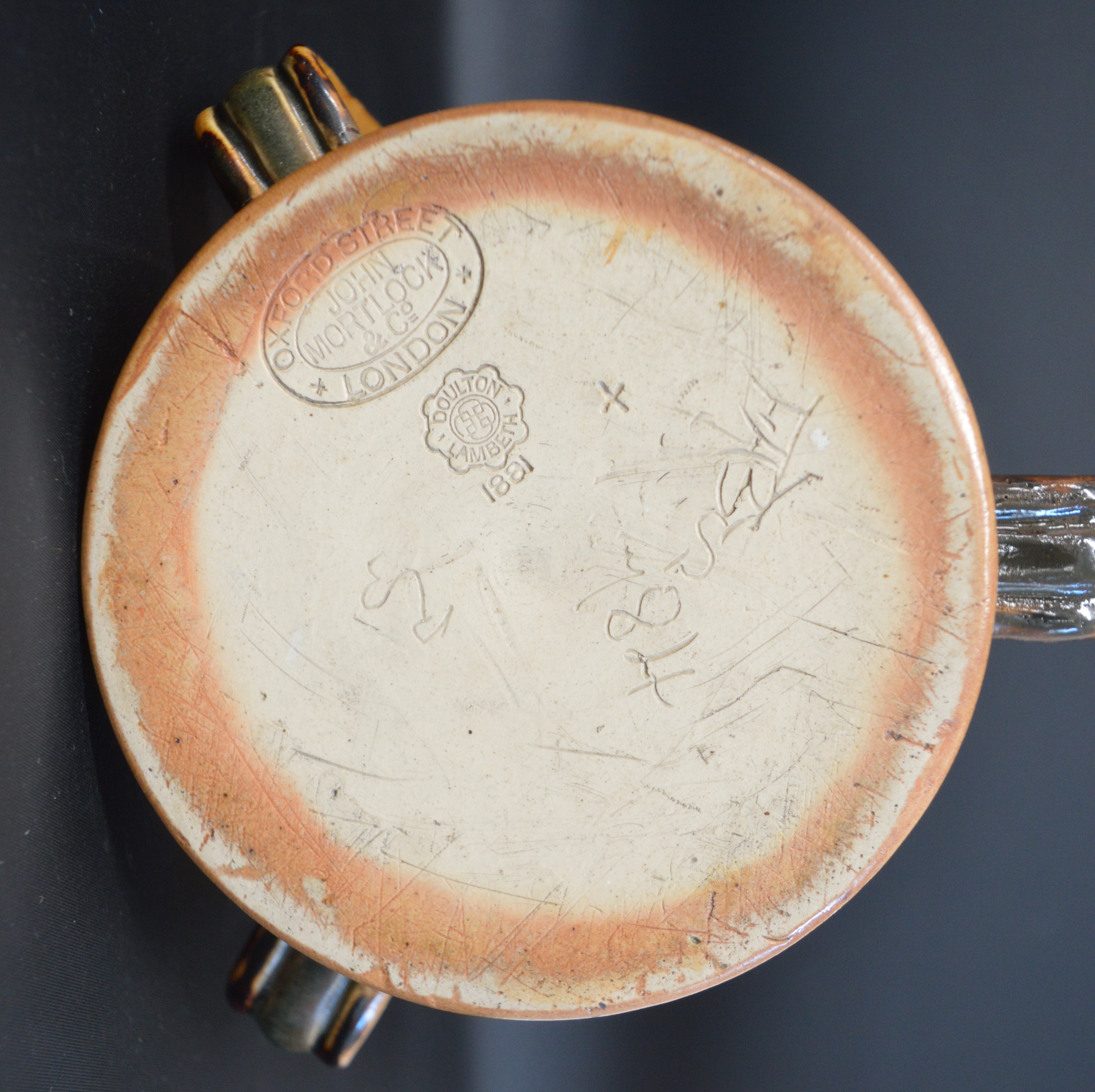 Doulton Lambeth tyg "In Commemoration of the General Election of 1880, when for the first time in - Image 4 of 12