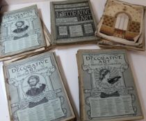 Large Collection of "The Journal of Decorative Art and British Decorator" various editions from