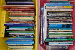 Large selection of books on the county of Lincolnshire including military history, railway