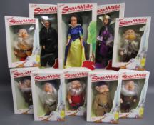Bikin Disney's Snow White and the 7 Dwarfs jointed dolls - includes Snow White, The Queen, The