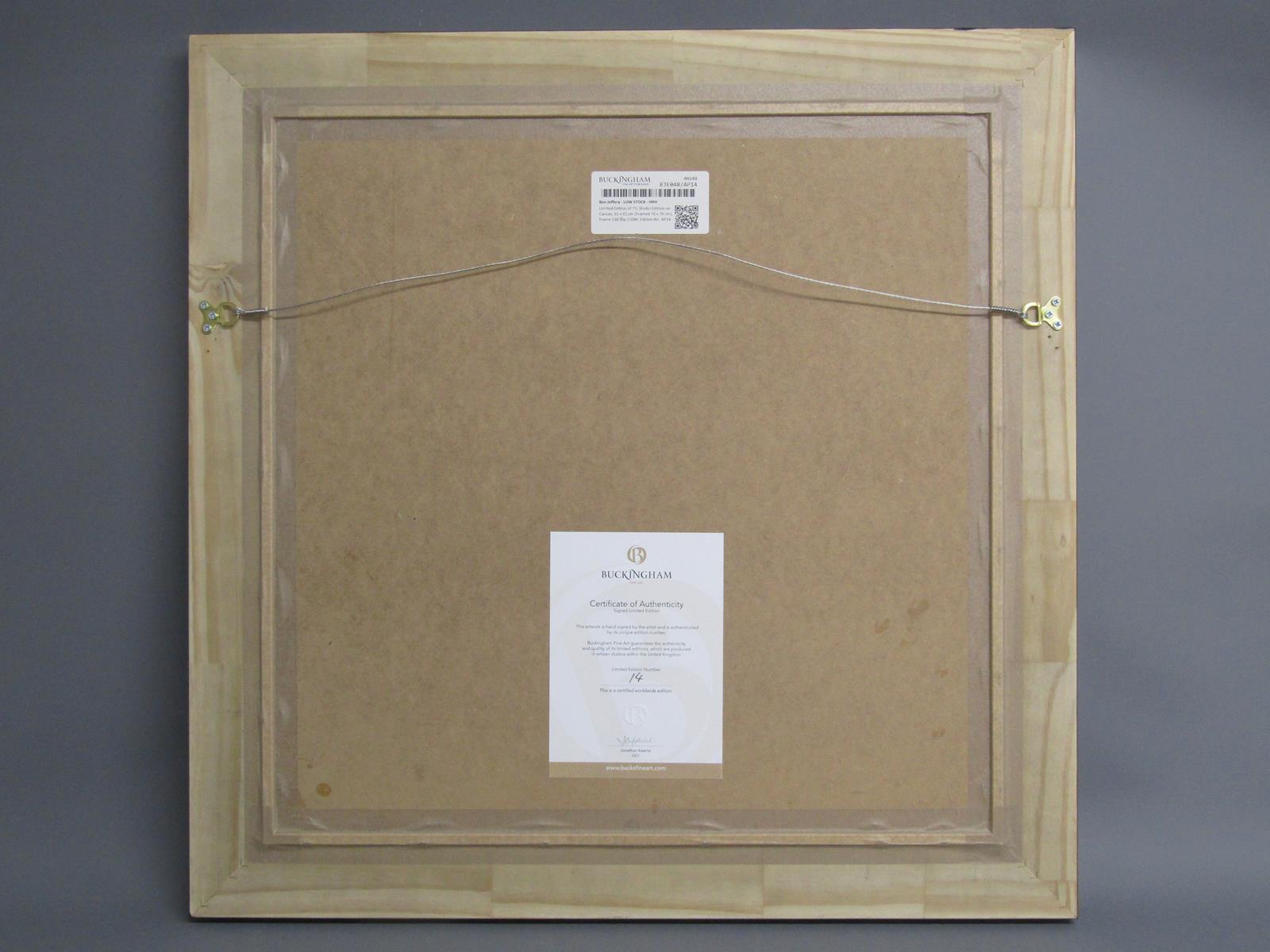 Ben Jeffery 'HRH' limited edition 14/75 studio edition giclee print - hand finished with palladium - Image 4 of 6