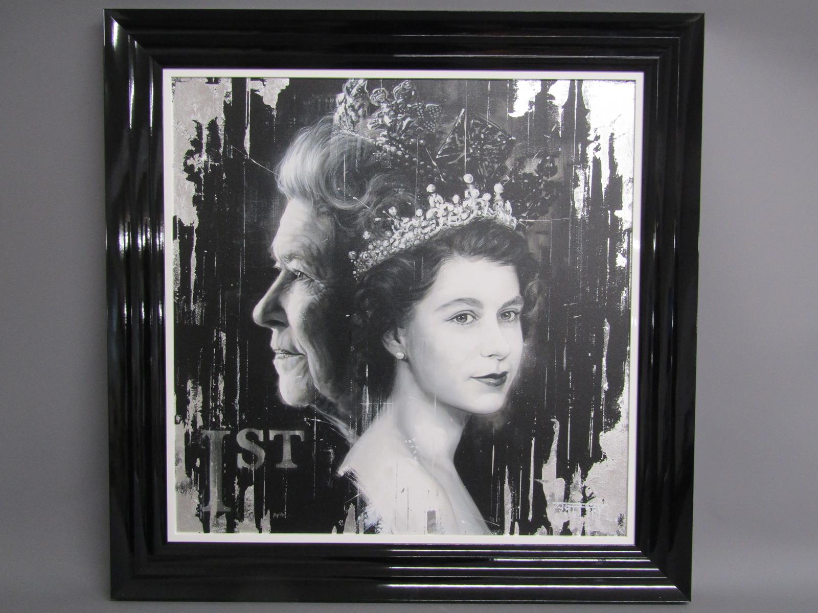 Ben Jeffery 'HRH' limited edition 14/75 studio edition giclee print - hand finished with palladium - Image 2 of 6