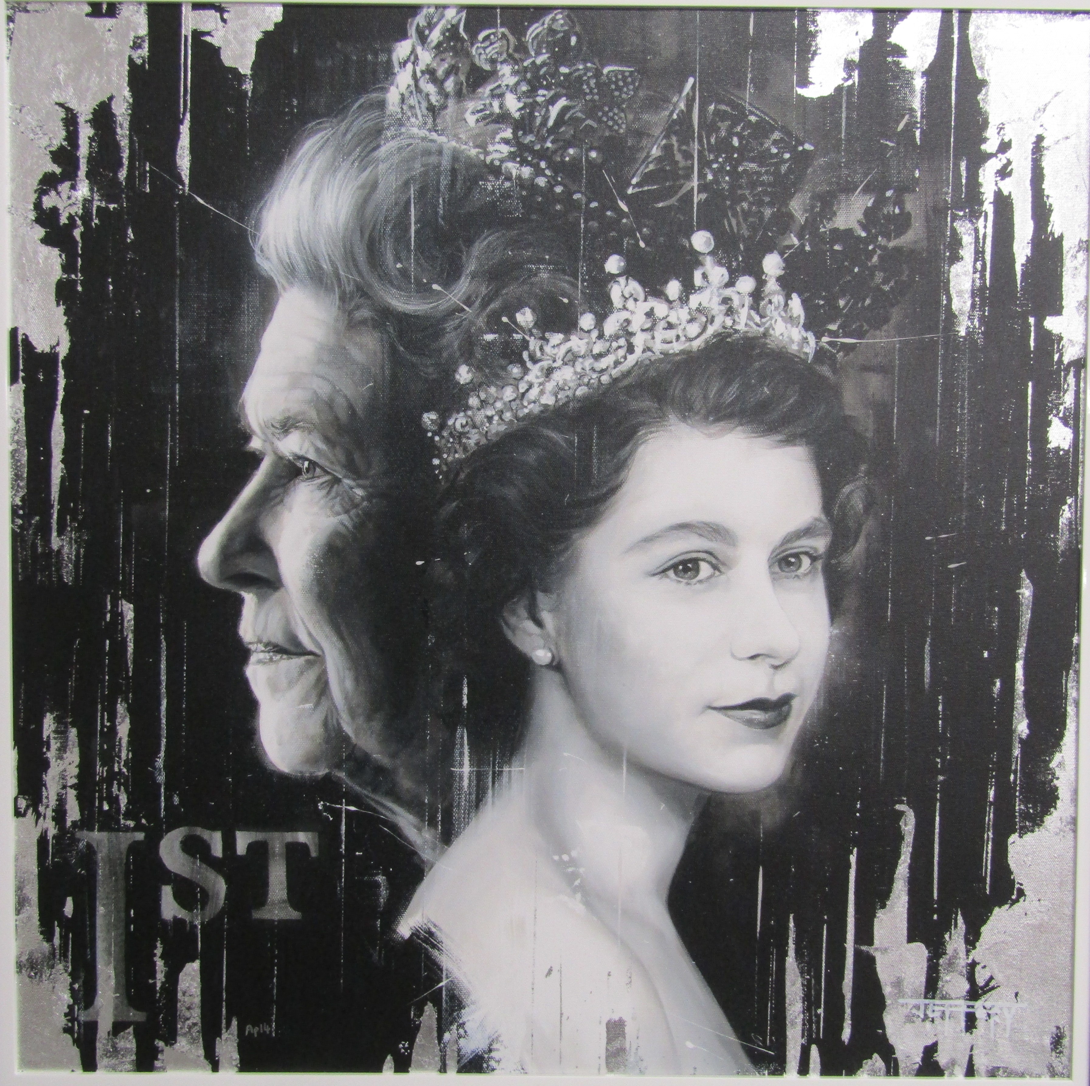 Ben Jeffery 'HRH' limited edition 14/75 studio edition giclee print - hand finished with palladium