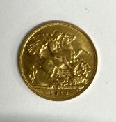 George V 1912 half sovereign