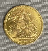 Queen Elizabeth II 1968 full sovereign