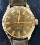Gents Rolex Oyster perpetual Air King wristwatch on leather strap