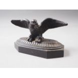 A cast iron eagle desk weight, 4 1/4" wide