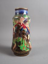 A Wedgwood "Fairyland" lustre vase, decorated numerous imps in a landscape, painted number 25314