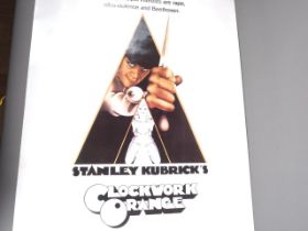 A 1972 original "Clockwork Orange" movie poster, sheet 39 7/8" x 27 7/8", rolled