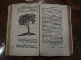 J Evelyn: "Sylva" or A Discourse on Forest Trees..., 2nd ed 1722, calf