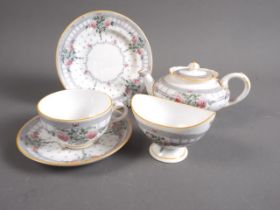 A Royal Worcester solo teaset