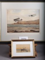 M A Clark: two limited edition prints of Fairey Swordfish biplanes and a number of other Naval and