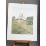 Catherine Grubb: a signed limited edition etching "The Hollow Land", 8/20, unmounted (crease top