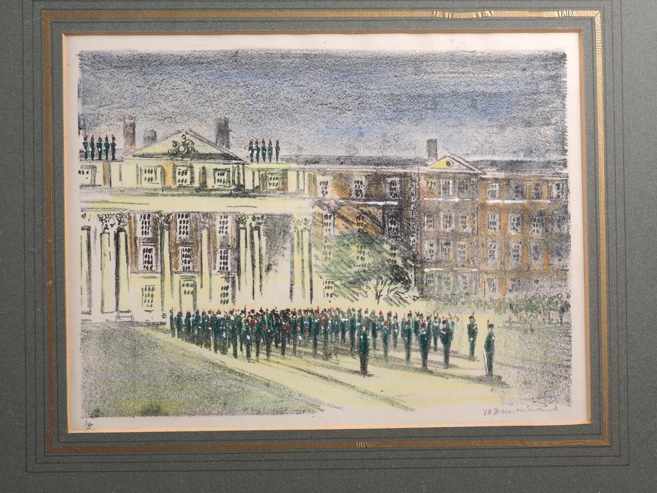 V H Drummond: two signed limited edition prints, "Chester Square", 4/20, and "Royal Green - Image 3 of 4