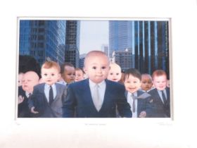 Thomas Barbey: a limited edition print, "The Corporate Babies", 10/250, unframed
