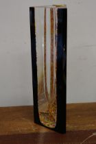 Lubus Smutny: a studio glass vase, "Bermuda", 11" high