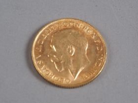 A gold sovereign, dated 1911