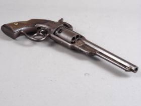 A 19th century percussion cap revolver, Savage R F & Co, barrel 7" long