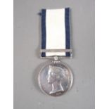 A naval General Service medal 1848, awarded to Richard Witherill HMS Pique, with Egypt bar 1801, and