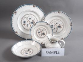 A Royal Doulton "Old Colonial" pattern part dinner service