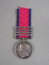 A military General Service medal 1793/1814, awarded to Archibald Buchanan 91st Foot, with