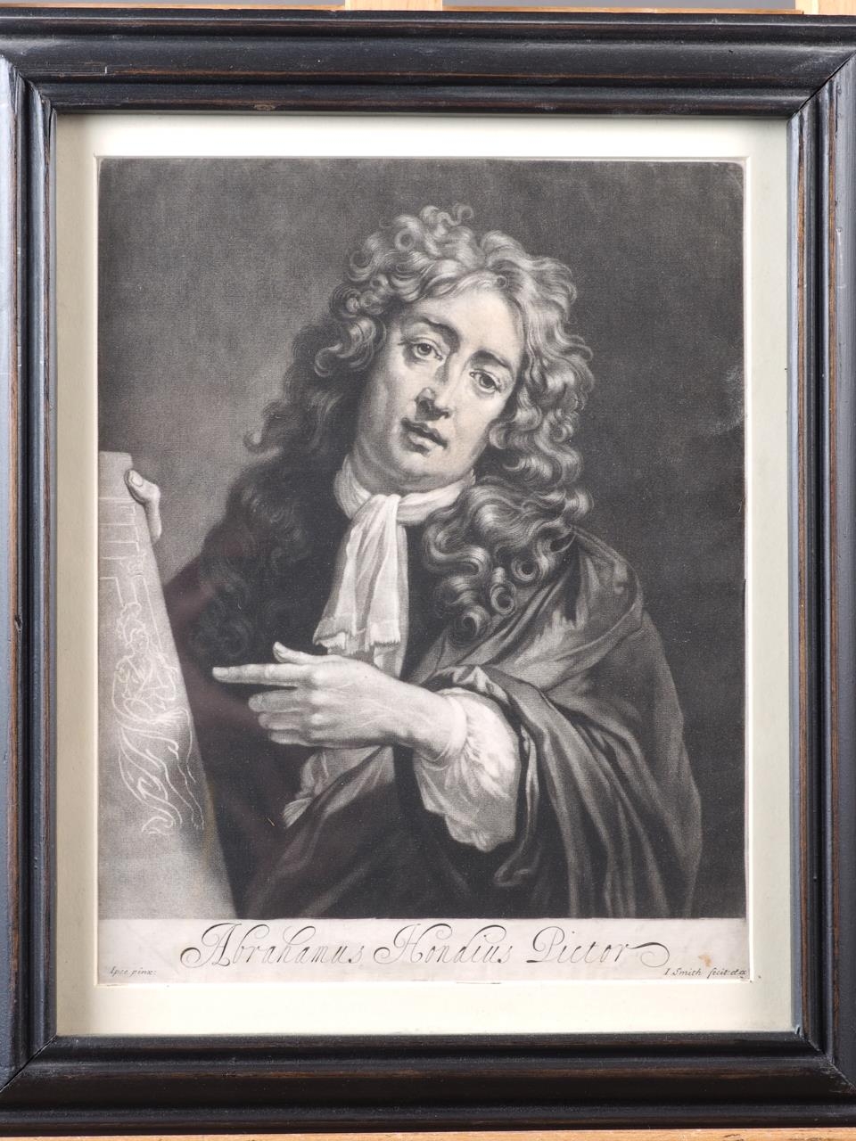 A collection of fifteen early to mid 18th century engravings and mezzotints, male portraits, in - Image 10 of 46
