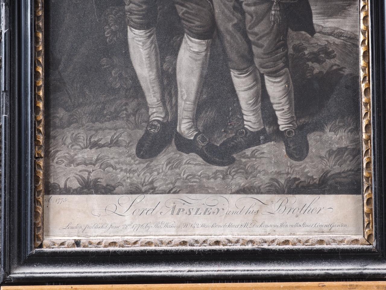 After Sir Geoffrey Kneller: an 18th century mezzotint, the Lord Buckhurst and Lady Mary Sackville, - Image 2 of 14