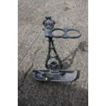 A 19th century cast iron stick stand (for restoration)