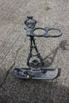 A 19th century cast iron stick stand (for restoration)