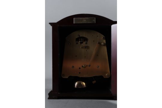 An Elliot walnut cased mantel clock for Garrard & Co, two other Elliot mantel clocks - Image 4 of 4