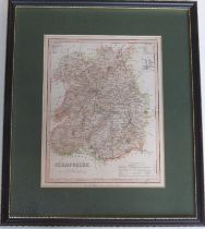 Map of Shropshire drawn and engraved by J Archer for Dugdales England and Wales,