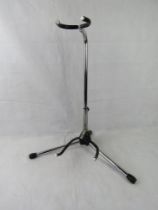 A guitar stand.