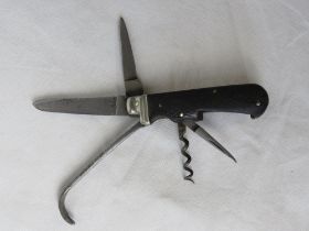 A rare Fielder & Sons Coachmans knife, Southsea C1880.