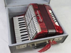 A Galatta piano accordion in original case.