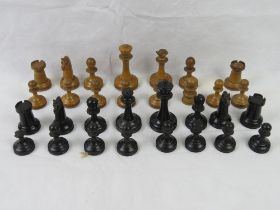 A vintage chess set a/f.