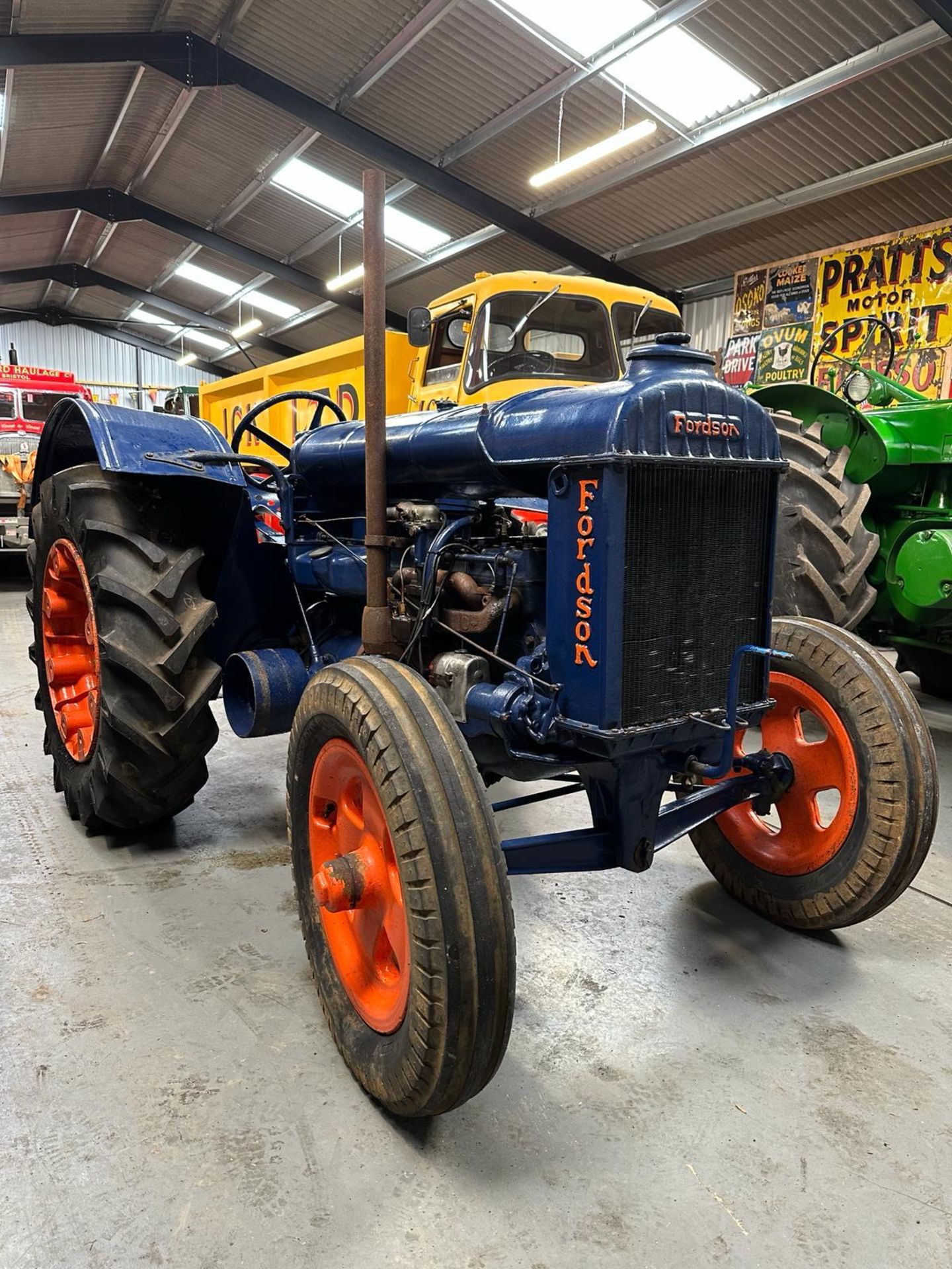 A 1939 Fordson Standard water washer tractor.