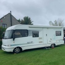 A Swift Bel Air A Class motorhome on Fiat Ducato chassis.