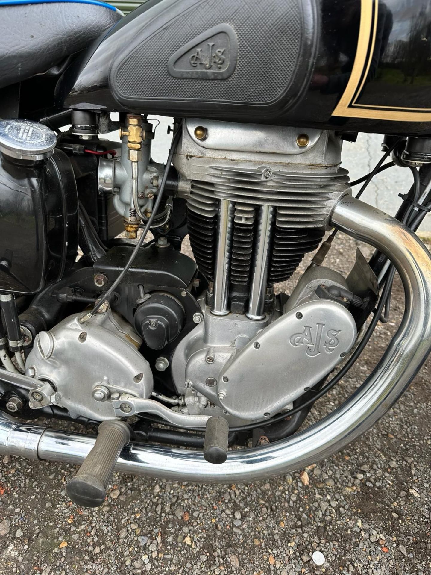 AJS 18M Motorbike, 500cc (Single cylinder) 1953 - Image 6 of 8