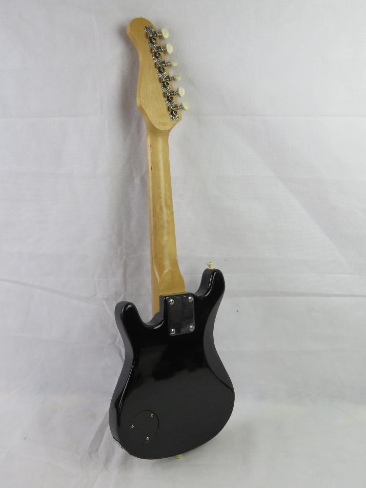 A Cleca small size electric guitar in black. - Image 4 of 4