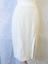 An off white/cream Ralph Lauren skirt, USA size 6.