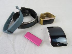 iPod, Samsung watch, Fitbit etc.