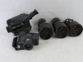 Three DLP Projection zoom lenses,