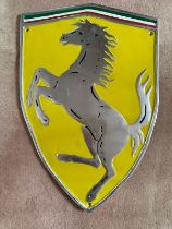 A cast aluminium Ferrari themed yellow-g